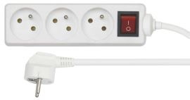 Prodlužovací kabel bílý 3x1,5mm, 3m